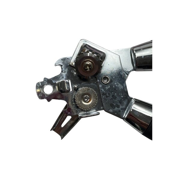 Heavy-Duty Manual Can Opener With Black Non-Slip Handles/Stainless Steel Blades - Picture 3 of 4